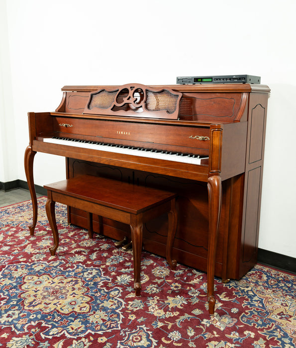 Yamaha MX85 Upright Player Piano w/ Disklavier | French Provincial Cherry | SN: T153254 | Used