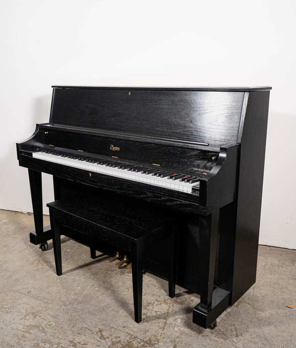 2018 Boston UP118S Upright Piano | Satin Ebony | 46.5" | Serial No. B192366 | Used