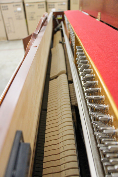 Kohler & Campbell KC-043 Upright Console Piano | Queen Anne - Cherry Satin