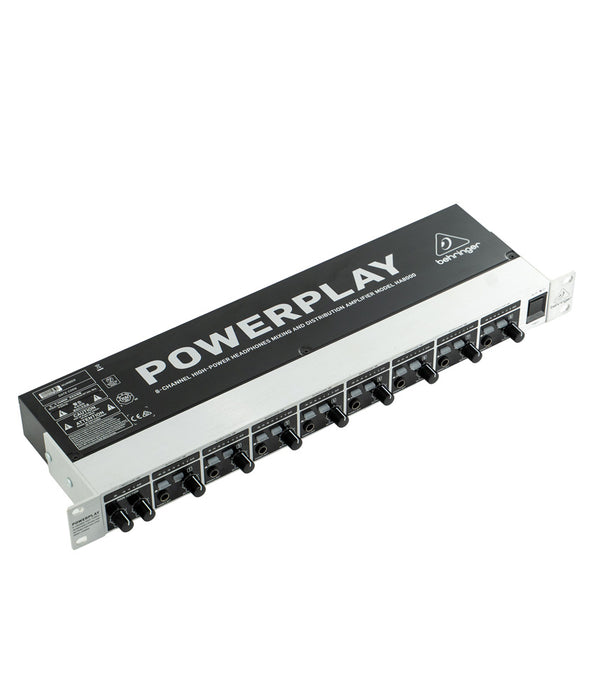 Pre-Owned Behringer Powerplay HA8000 V2 8-Channel Headphone Mixing & Distribution Amplifier | Used