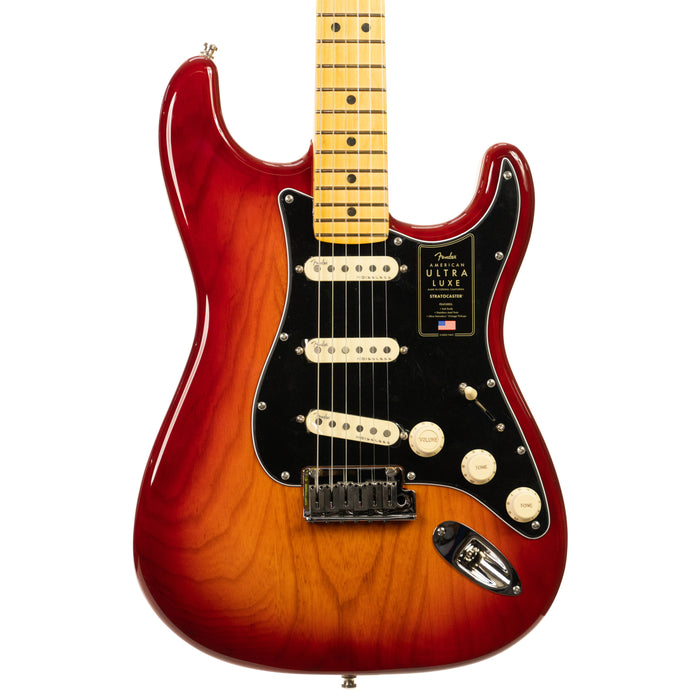 Fender Ultra Luxe Stratocaster, Maple Fingerboard - Plasma Red Burst