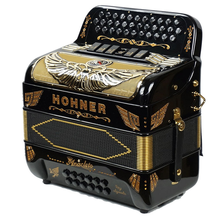 Hohner Anacleto Rey Aguila Two Tone Compact GCF/EAD Black | New