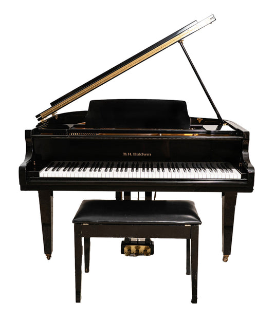 Baldwin C142 Grand Piano | Polished Ebony | Serial No.57672 | Used