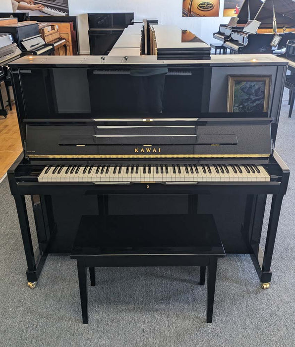 Kawai 51” K500 Upright Piano | Polished Ebony | SN: 2738391