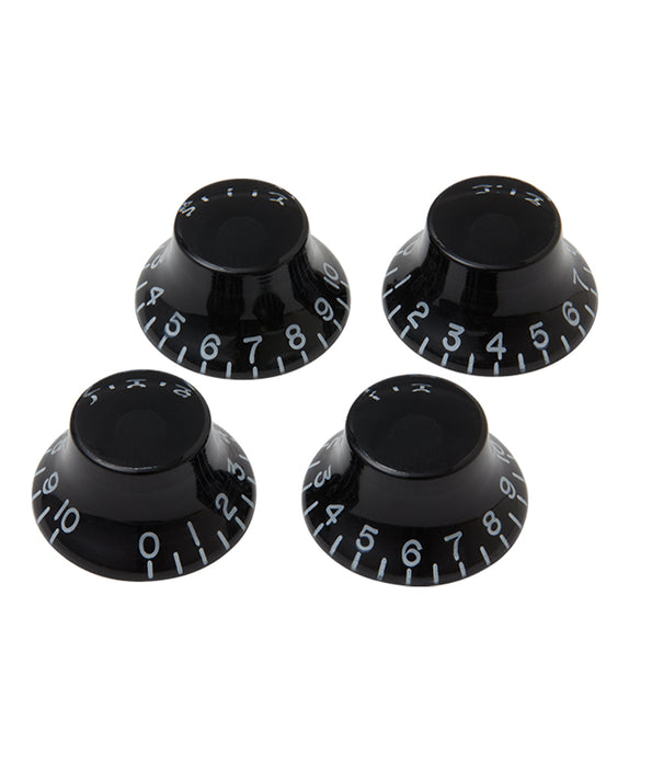 Gibson PRHK- 010 Top Hat Knobs, 4 pack - Black