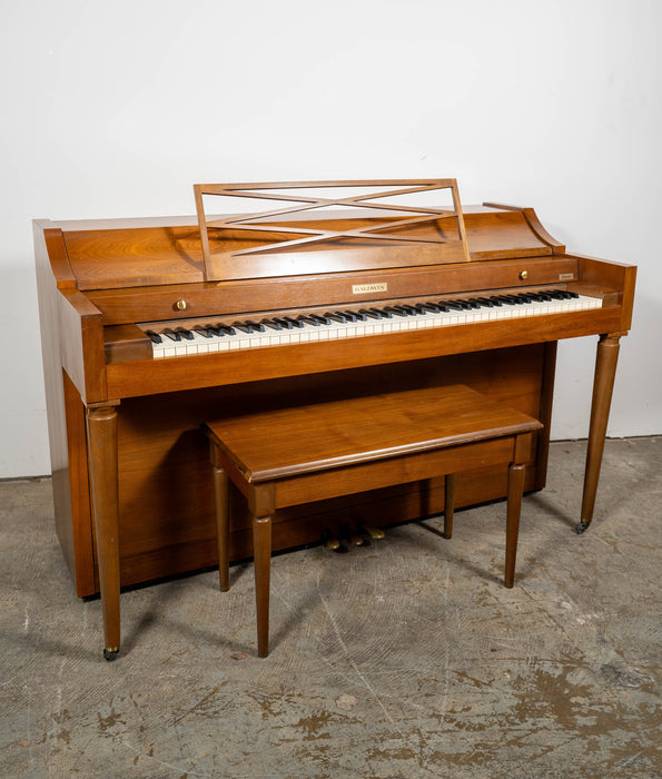 1969 Baldwin Acrosonic Upright Piano | Satin Oak | Serial No. 885919 | Used