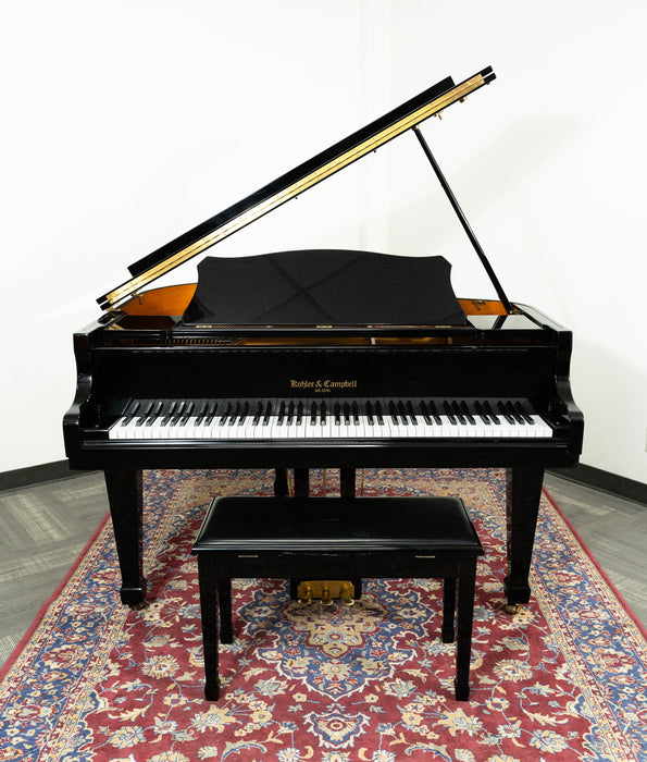Kohler & Campbell 4'8 KIG47 PE Grand Piano | Polished Ebony | SN: IJJBG0068