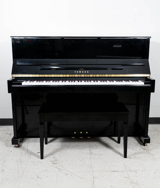 2012 Yamaha T118 Upright Piano | Polished Ebony | 47" | Serial No. H0206169 | Used