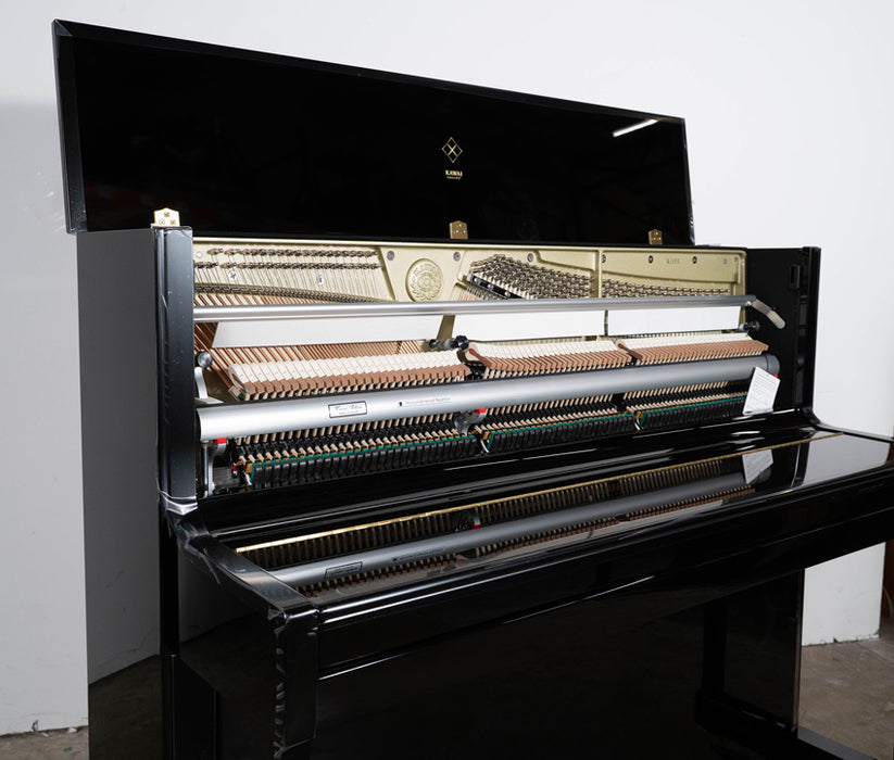 Kawai K-300 Upright Piano (2025) | Polished Ebony | 48” | Serial No. 2802974 | Used