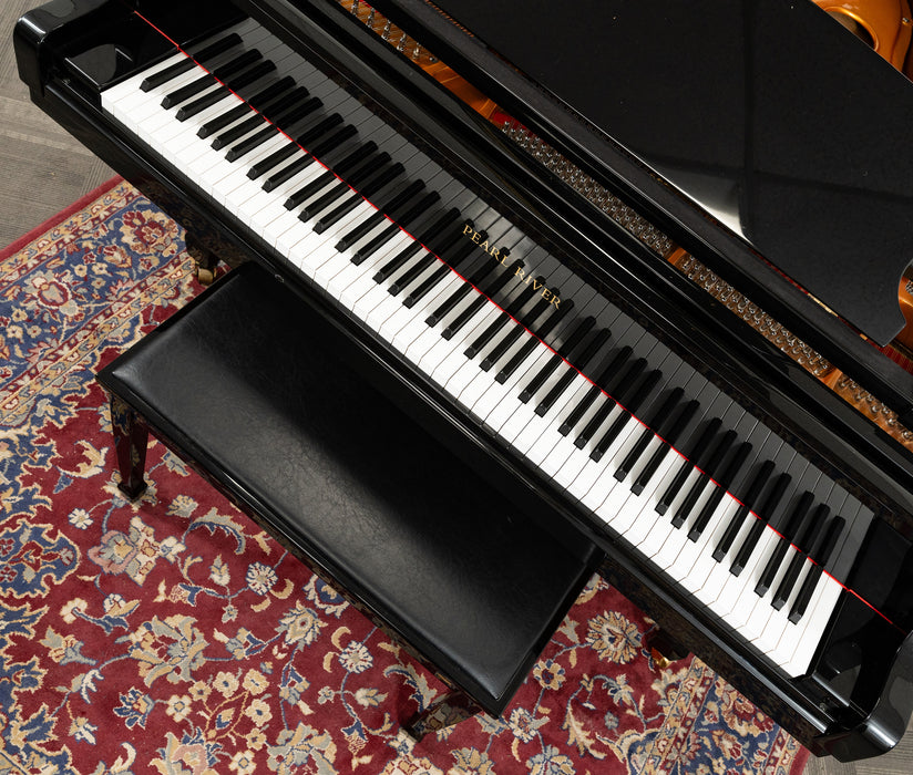 Pearl River 5'3" GP160 Grand Piano | Polished Ebony | SN: 1555565 | Used