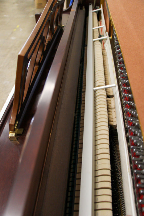 Bergmann by Young Chang Queen Anne Dark Cherry Upright Piano