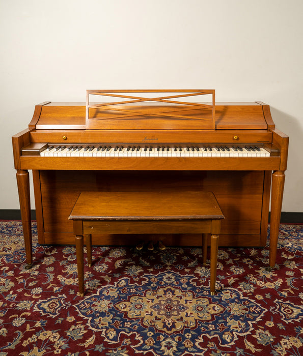 Acrosonic by Baldwin Spinet Piano | Satin Oak | SN: 671881