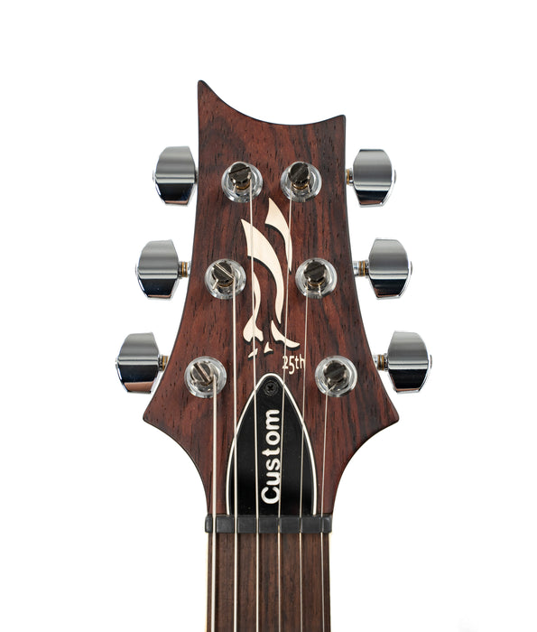 Pre-Owned PRS 25th Anniversary Custom 24 10-Top Electric Guitar - Smoked Amber | Used