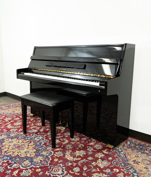 Samick 42" SU-105 Continental Upright Piano | Polished Ebony | SN: HGC02085 | Used