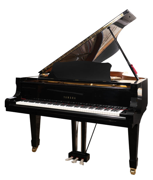 Yamaha C7 Grand Piano (1989) | 7'4"| Polished Ebony | Professionally Refurbished