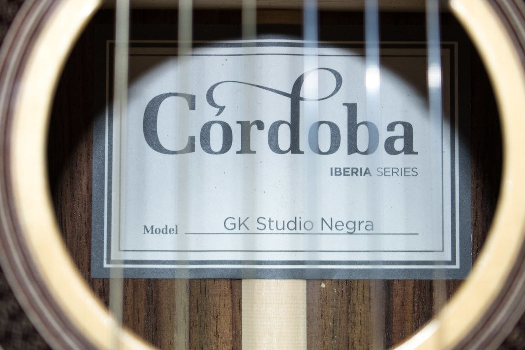 Pre Owned Cordoba GK Studio Negra Nylon Acoustic-Electric Guitar Natural | Used