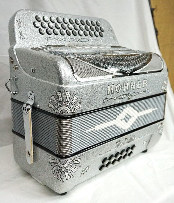 Hohner Anacleto Rey Del Norte III Regular FBbEb Silver