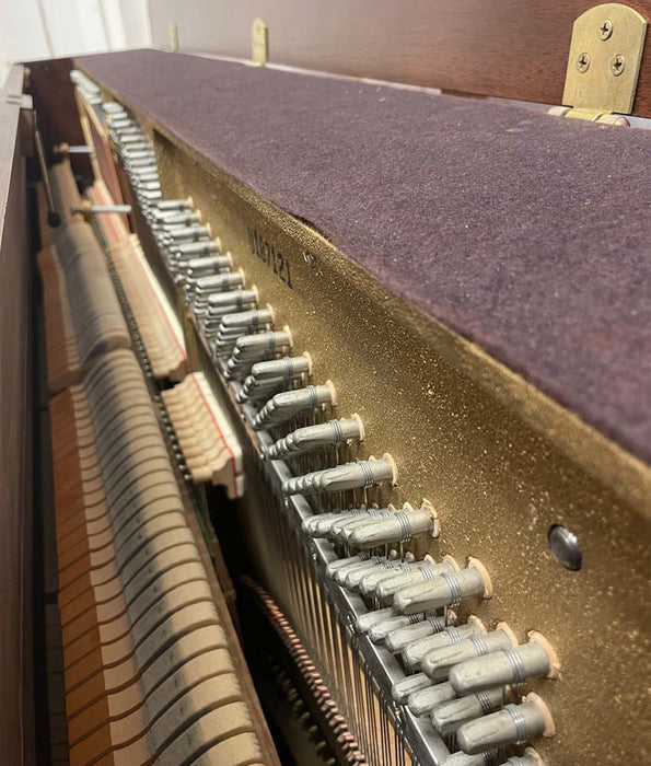 1986 Yamaha 45" P22 Upright Piano | Mahogany Satin | SN: U187121 | Used