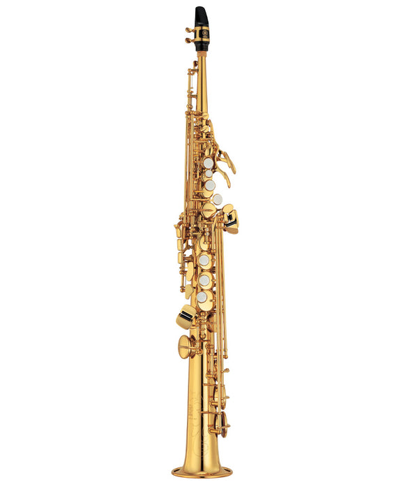 Yamaha YSS475II Intermediate Soprano Saxophone - Gold Lacquered