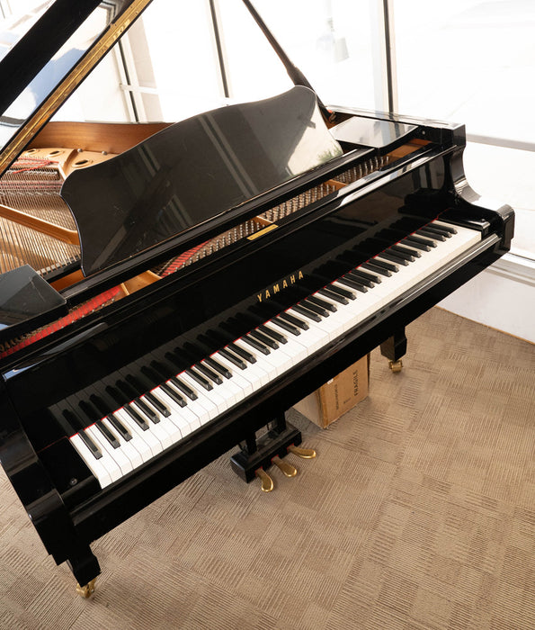 2001 Yamaha C6 7'  Conservatory Collection Grand Piano | Polished Ebony | Used