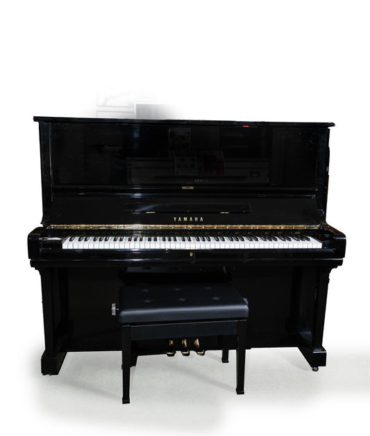 Yamaha U3H Upright Piano (1977) | Polished Ebony | 52" | Used
