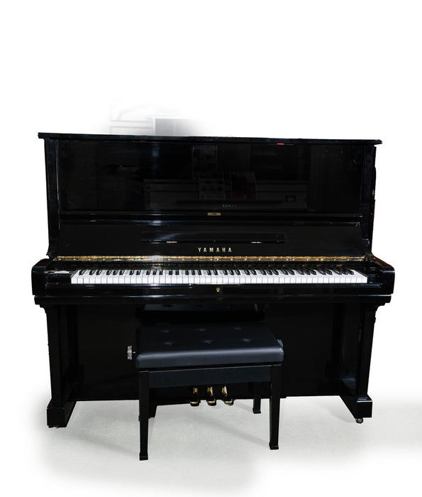 Yamaha U3H Upright Piano (1977) | Polished Ebony | 52" | Used