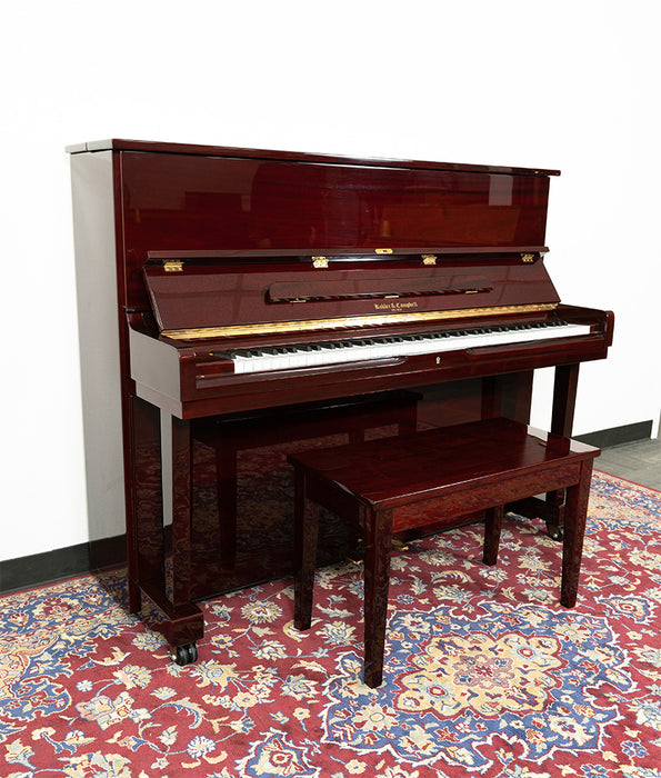 Kohler & Campbell 48" SKV4ss Upright Piano | Polished Mahogany | SN: KJJD00459 | Used