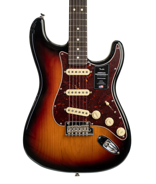 Fender American Professional II Stratocaster, Rosewood Fingerboard - 3-Color Sunburst