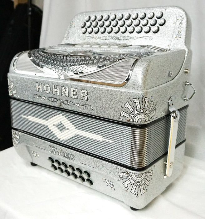 Hohner Anacleto Rey Del Norte III Regular FBbEb Silver