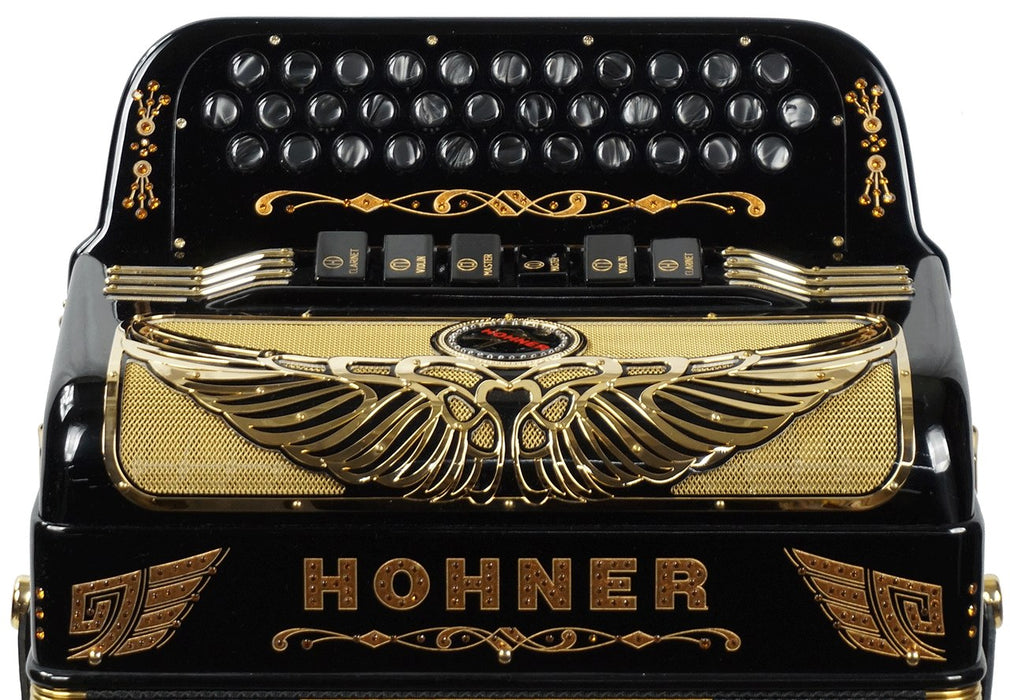 Hohner Anacleto Rey Aguila Two Tone Compact GCF/EAD Black | New