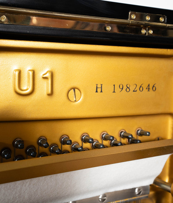 Yamaha U1 Upright Piano (1975) | Polished Ebony | 48" | Restored