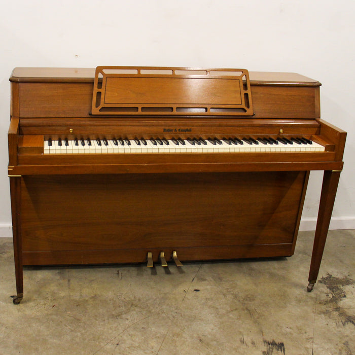 Kohler & Campbell Polished Walnut Spinet Piano