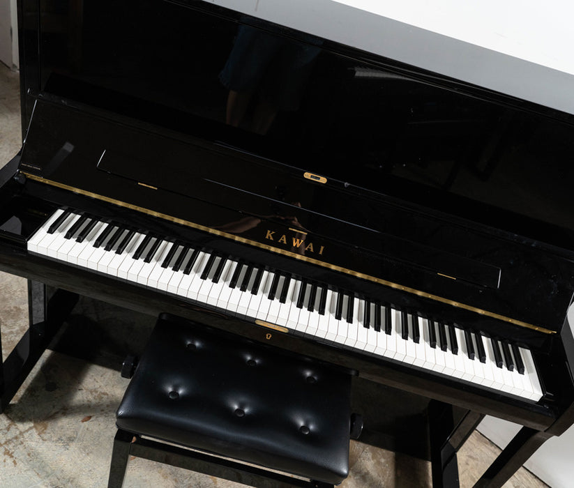 Kawai K-500 Upright Piano (2022) | Ebony Polish | Used
