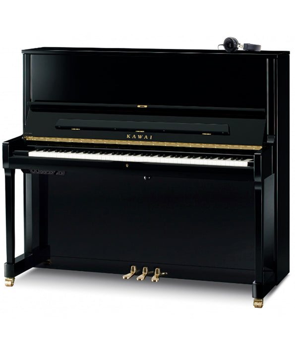 Kawai K-500 51" AURES ATX4 Hybrid AnyTime Upright Piano - Ebony Polish | New