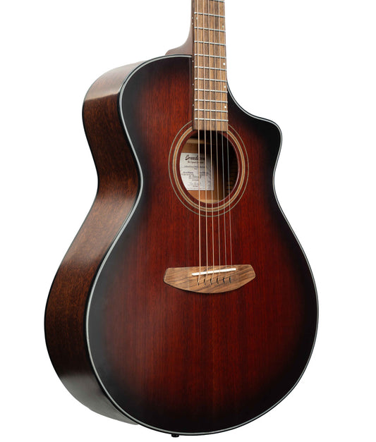 Pre-Owned Breedlove Wildwood Concert Satin CE Acoustic-Electric Guitar - Whiskey Burst | Used