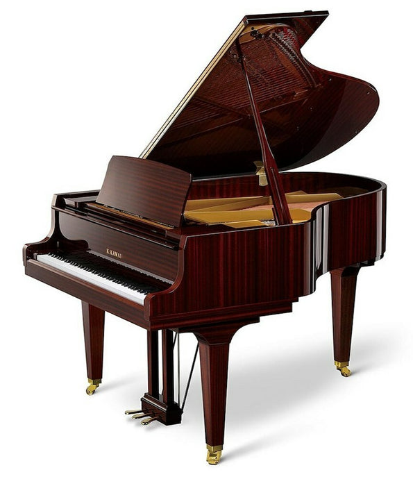 Kawai 5'5" GL-30 Classic Grand Piano - Polished Brown Sapele Mahogany