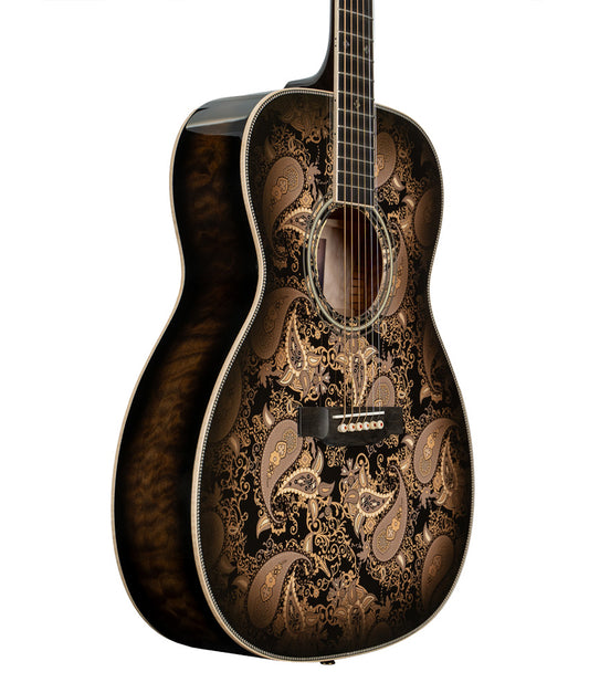 Martin Custom Shop M Paisley Ember Burst Acoustic-Electric Guitar | New