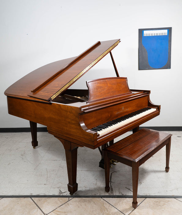 1973 Steinway Model L Grand Piano | Mahogany | 5'10" | Serial No. 435741 | Used
