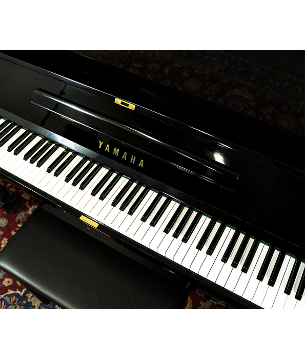 Yamaha 48 U1H Upright Piano Polished Ebony SN 1952774 Used