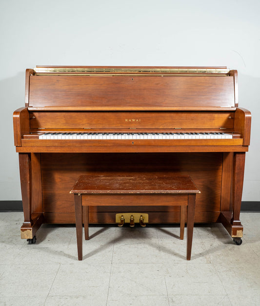 1999 Kawai UST7 Upright Piano | Satin Oak | 46" | Serial No. A94021 | Used