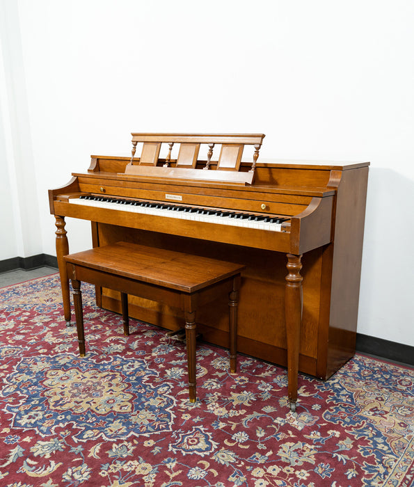 Baldwin Acrosonic Classic Upright Piano | Satin Walnut | SN: 10744477 | Used