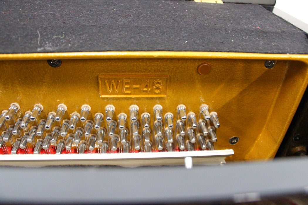 Weber WE-48 Polished Ebony Studio Piano w bench