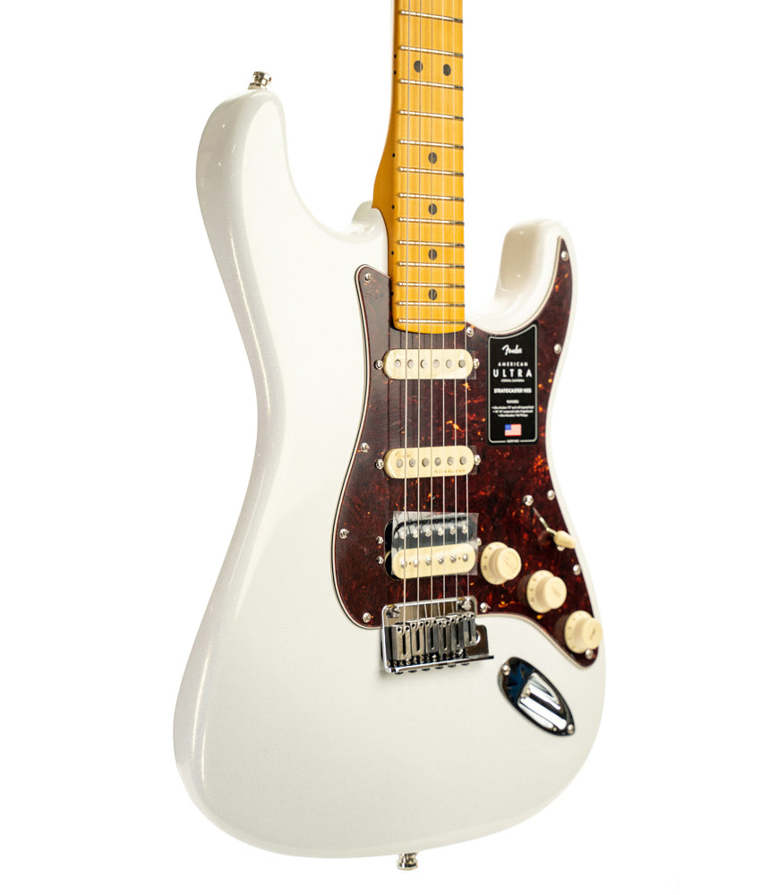 Fender American Ultra Stratocaster HSS, Maple Fingerboard, Arctic