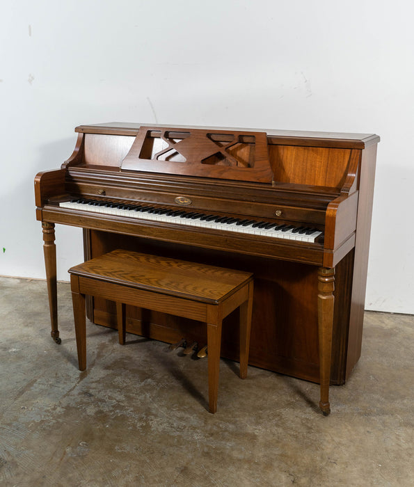 Wurlitzer Upright Piano (1981) in Satin Walnut | Model 1740 | Serial No. 1648510 | Used