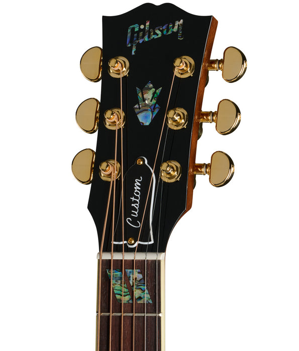 Gibson Custom Hummingbird Elegant Koa Acoustic Guitar w/ L.R. Baggs VTC - Honey Burst | New