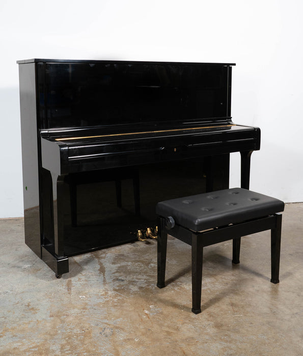 Yamaha U1 Upright Piano (1975) | Polished Ebony | 48" | Restored