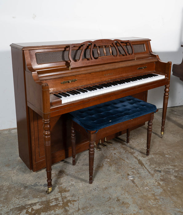 Kawai 708- E Upright Piano (1986) | Walnut | Serial No. 1702487 | Used