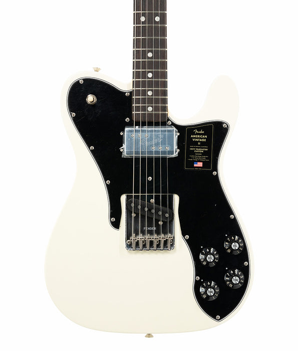 Fender American Vintage II, '77 Telecaster Custom, Rosewood Fingerboard - Olympic White