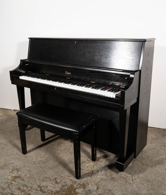 2018 Boston UP118S Performance Edition Upright Piano | Satin Ebony | 46.5" | Serial No. B193246 | Used