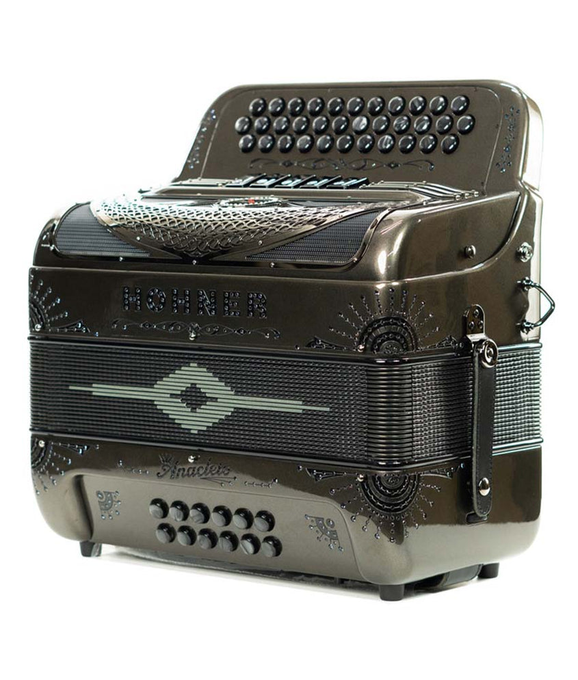 Accordions Anacleto Hohner Anacleto Rey Del Norte III Compact GCF